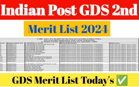 Post Office GDS 2nd Merit List 2024 Link