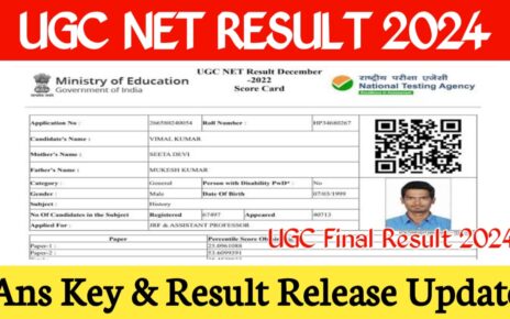 UGC NET 2024 Final Ans Key & Result