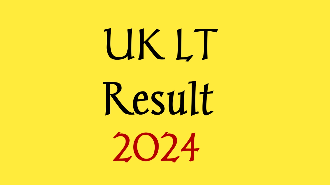 Uttarakhand SSSC LT Grade Teacher Results 2025