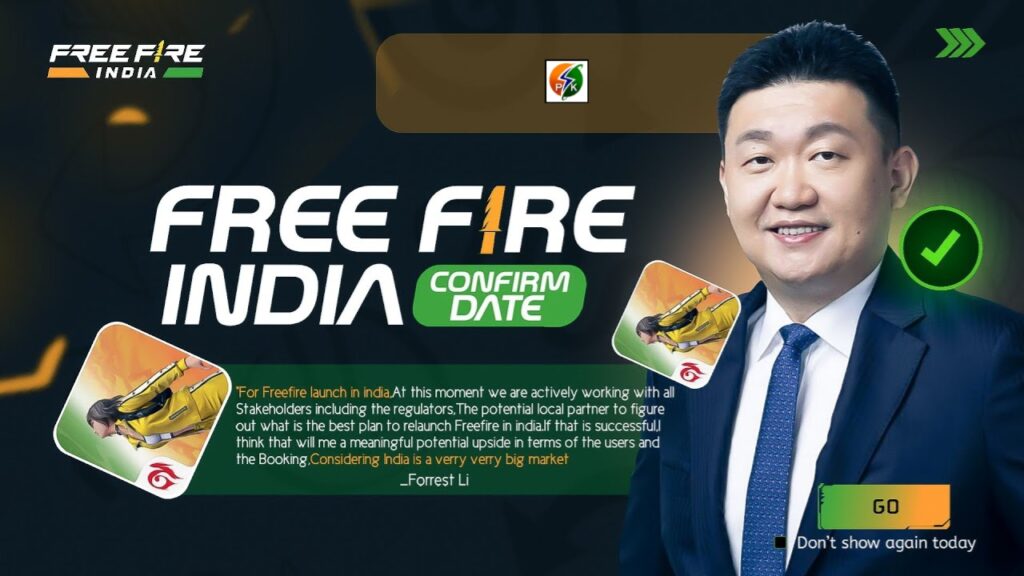 Finally Free Fire India Launched